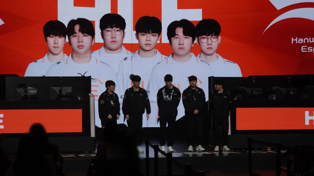2024 케스파컵 준결승 무대에 선 한화생명e스포츠 선수들